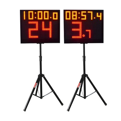 Remote Control Portable Basketball Scoreboard | LED Shot Clock & Game Timer for Courts-img1