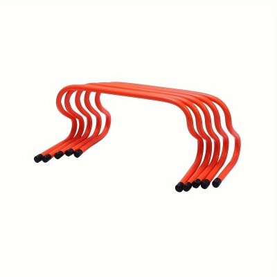 Soccer Agility Hurdles | 6-Pack Plastic Training Hurdles for Speed & Footwork Drills
