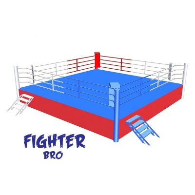Professional Boxing Ring with Custom Logo | Training & Competition Boxing Cage for Gyms
