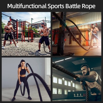 Heavy Duty Battle Ropes | Fitness Training Rope for CrossFit & Strength Workouts