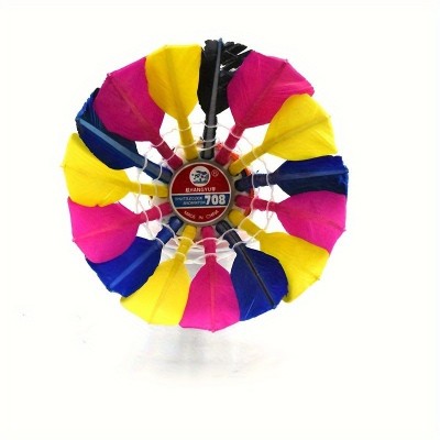 Premium Rubber Head Badminton Shuttlecocks Durable and Long Lasting for Outdoor Play