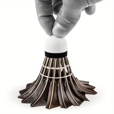 Professional Competition Grade Badminton Shuttlecocks Durable Goose Feather for Tournament Play
