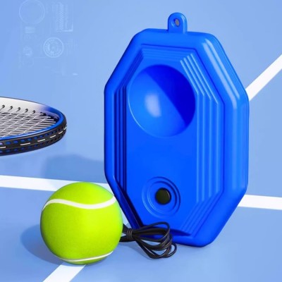 Solo Tennis Trainer with Racket, Fillable Weight Base for Solo Practice & Training